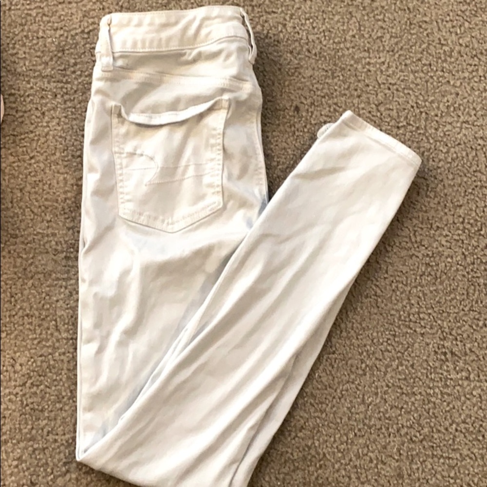 White AE jeans/jeggings